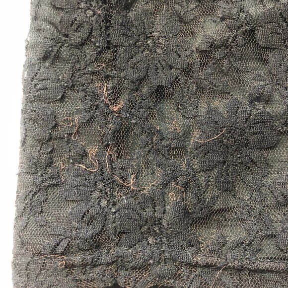 Harlow Black Lace Sleeveless Open Back Mini Party Dress Size Large - Picture 9 of 14